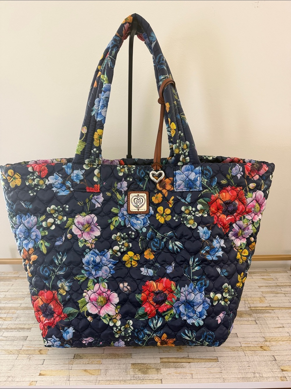 Brighton Knox Extra Lg Tote in Blossom Hill Floral Pattern